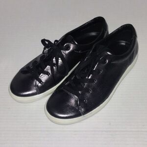 Ecco Black Leather Sneakers